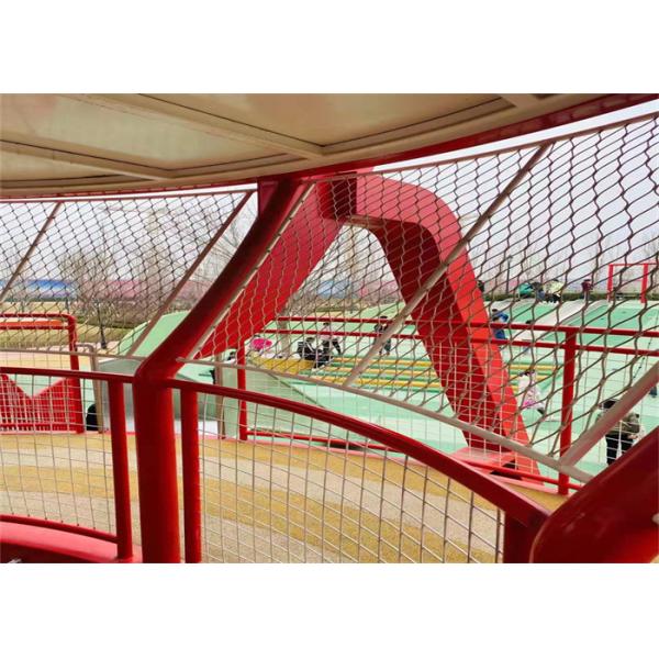 Flexible Eco Friendly Custom 316l Stainless Steel Rope Mesh For Entertainment