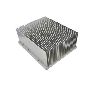 Anodized Extruded Aluminum Profile Square Heat Sink Anodized