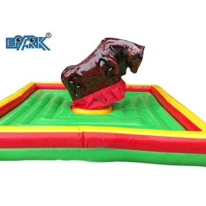 18rpm Amusement Game Machines Adult Inflatable Toro Mechanical Bull Riding