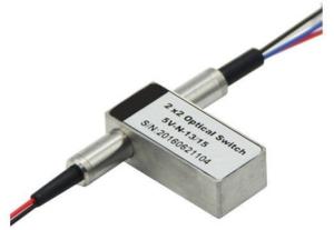 China 2x2 WDM Device 8ms Optical Bypass Switch Singlemode Multimode on sale