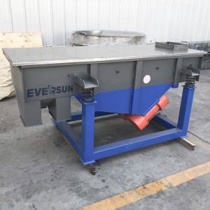 Small Stainless Steel Industrial Linear Vibrating Sieve Horizontal Vibration