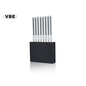 8 Bands Cell Phone Signal Jammer Medium Power 1m - 50m Jamming Range