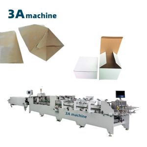 Paper Processing Machinery Dual- Lock Bottom Folding Gluing Machine for