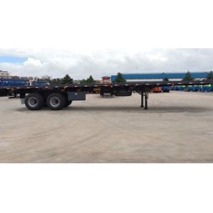 CIMC Latest Design Flatbed Trailer for Efficiently Transporting