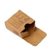 Custom Logo Food Grade Paper Brown Kraft Paper Cookie Candy Box Printing