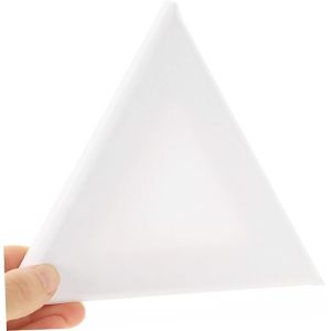 6 Pack Triangle Blank Stretched Canvas Board 15cm 100% Cotton stretched Canvases