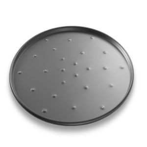 RK Bakeware China Foodservice NSF Glazed Nonstick Aluminum Perforated Pizza Pan
