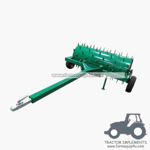Wholesale 6LRA16 Tractor/atv towable 6Ft length ballast lawn roller 16" Drum with Aerator Spikes from china suppliers