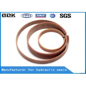WR Phenolic Fabric Resin Seal Wear Ring , Hydraulic Cylinder Wear Rings Guide