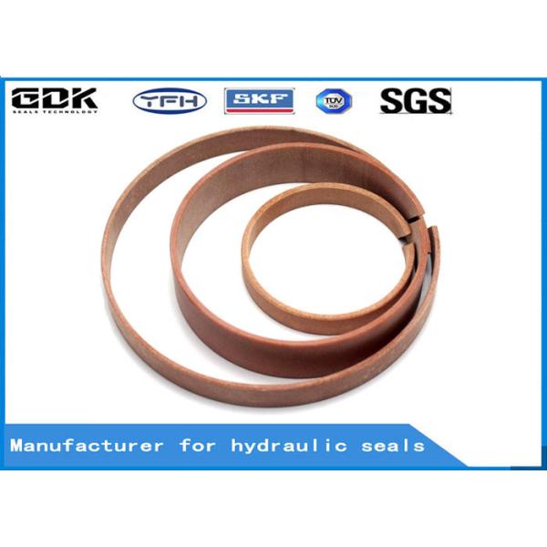 WR Phenolic Fabric Resin Seal Wear Ring , Hydraulic Cylinder Wear Rings Guide