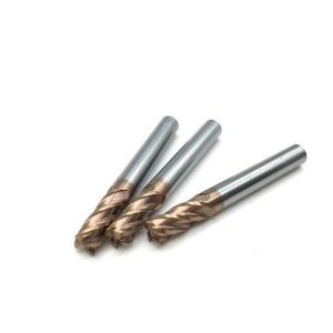 Professional Carbide Flat End Mill , Small Diameter End Mills For Steel Milling