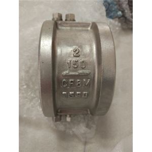 Buy cheap SUS Wafer Double Disc Check Valve 2" 150LB from wholesalers