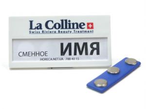 Wholesale custom engraved name tags magnetic name tags with logo company id badges factory from china suppliers