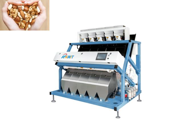 Quality Mechanical Structure Nuts Color Sorter With Tri Chromatic Control System for sale