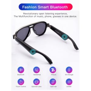 Design cheapest Dimming Switchable Remote Frame Smart Glasses BT Sunglasses New