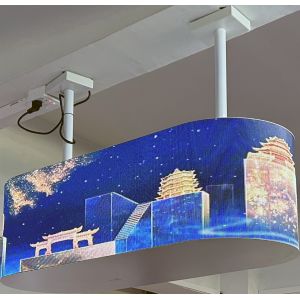 Digital Signage LED Screen Indoor / Outdoor Curved Design LED Advertising