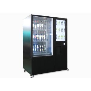 Lcd 24 Hours Wine Vending Machine With Advertising Screen
