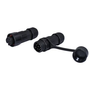 50W LED Waterproof Connector 2 3 4 5 6 Pin Waterproof Cable Connector