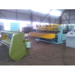 Fully Automatic Wire Mesh Welding Machine Color Customized With PLC Control
