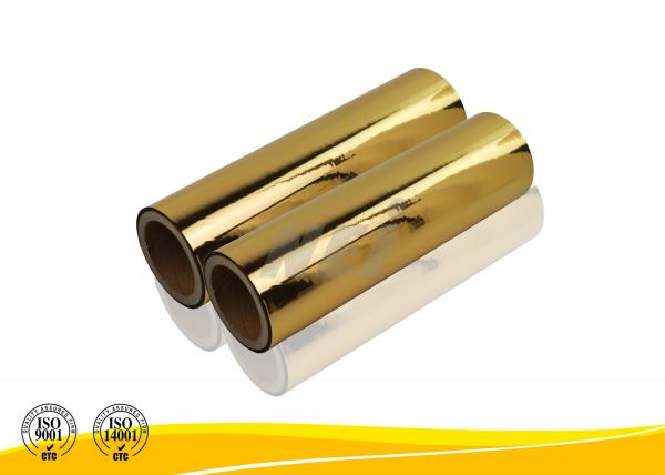 Quality Fashional Moisture Proof Gold Silver Polyester Film SGS ISO14001 Certification for sale