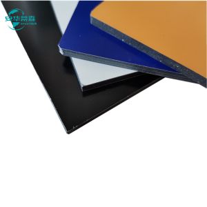 Impact Resistance Polyethylene Sandwich Panel With Glossy / Matte Finish