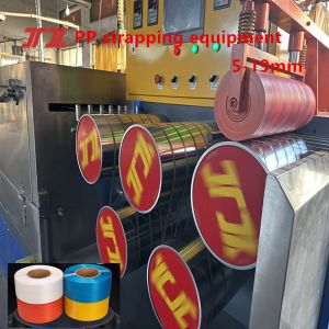 PLC Control Plastic Machinery PP Strapping Equipment With Servo Winder