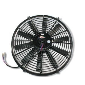 120w 14 Inch Universal Radiator Cooling Fan Plastic Material In Black