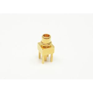 Staight PCB Circuit Board MMCX Small Coaxial Cable Connectors 50Ω Impedance