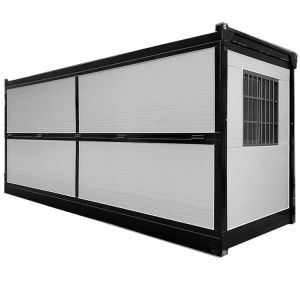 Warehouse Steel Folding Container House Fireproof With Q235 / Q345 Light Steel