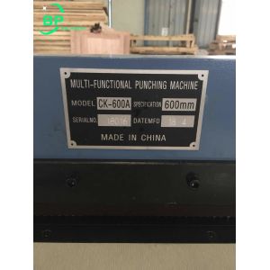Semi Automatic paper,cardboard ,Calendar hole Punching Machine CK600