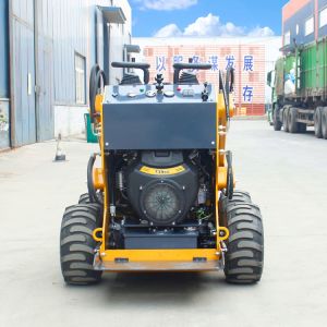 China Manufacturer Small Mini Skid Steer Loader Mini Wheel Loader for Sale Skid