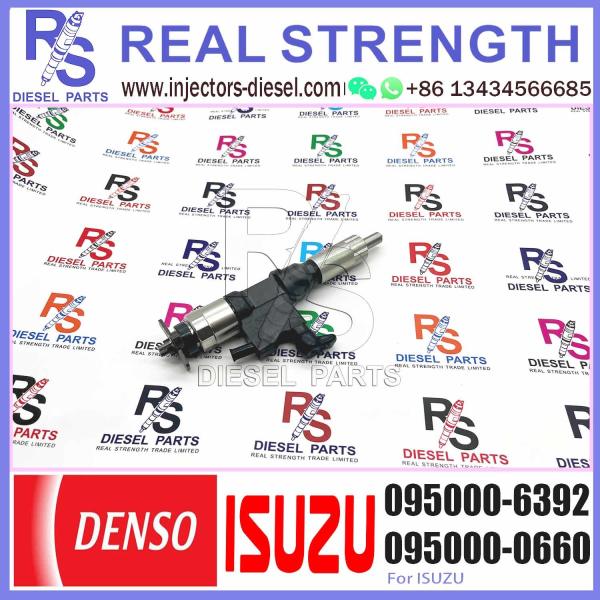 New design 095000-6392 For Isuzu 8-97609789-2 Diesel Common Rail Fuel Injector 095000-6372 with great price