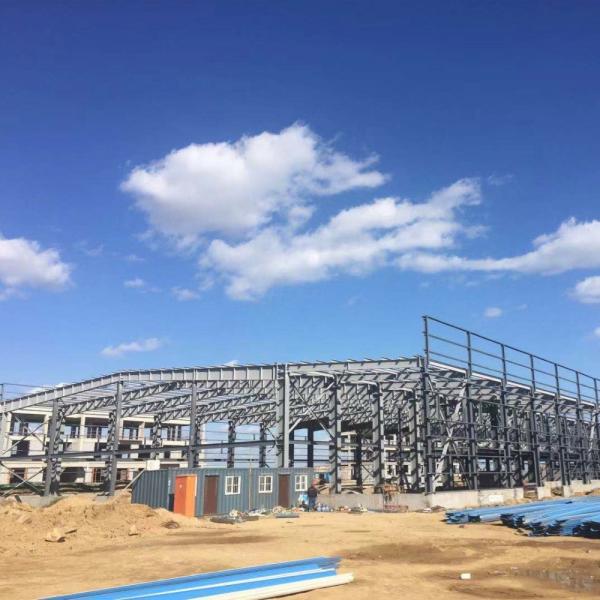 Quality Galvanized Steel Structure Warehouse Building with H-Section Frame for sale