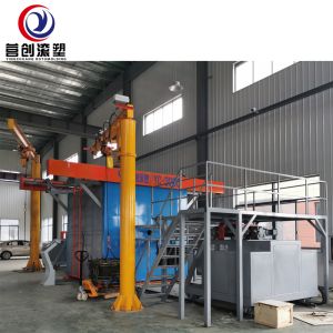 Automatic Shuttle Rotomolding Machine For Heat Insulation Boxes