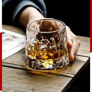 Borosilicate Clear Cylinder Crystal Whisky Glass Cup 170ml