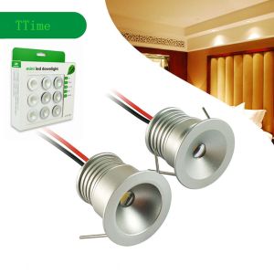 Mini LED downlights 1W 120degree beam angle led ccabinet light