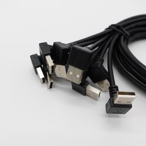 Customized Length SCSI D-sub DB9 Cables with 25 50 Pin Centronics Male Female