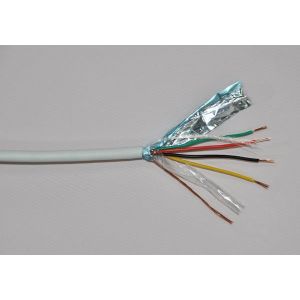 Sturdy PVC Insulated Copper Conductor Fire Alarm System Red Jacket 2 Core Alarm