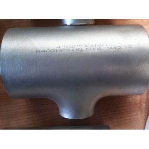 China ASTM A403 WP316 seamless tee on sale