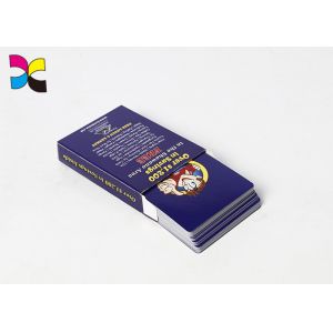 Playing Card Commercial Printing Services Recycled Eco Friendly Embossing
