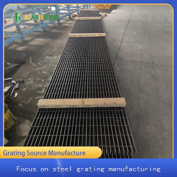 Quality 8m Long Span Toothed Steel Grating Customized Press Welding Process for sale