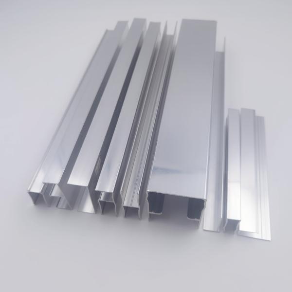 Bathroom Aluminium Window Profiles Dip Polishing