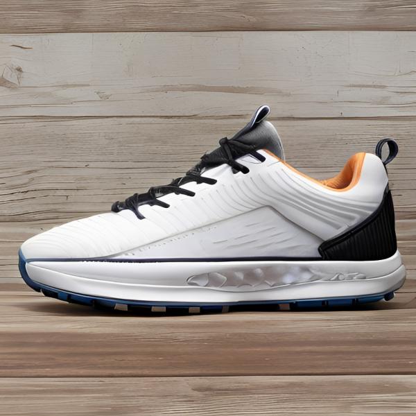 Waterproof Custom Logo Golf Shoes Microfiber Suitable For Grass