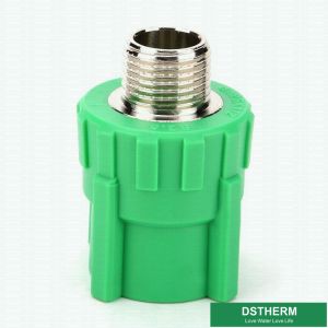 Equal Shape Male Threaded Coupling , Welding PPR Male Threaded Socket