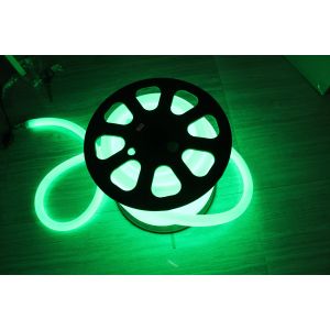 2016 new green 220v 360degree led neon flex light ip67 waterproof for outdoor