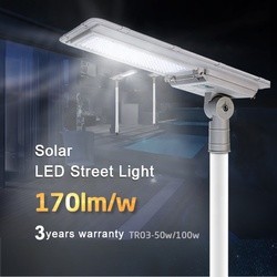 Intergrated Lamp LED Solar Street Lights Outdoor 100w Motion Sensor