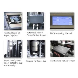 High Efficiency Middle Speed Automatic Cup Making Machine 60HZ / 50HZ