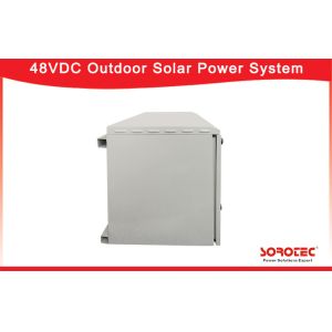Dust - Proof Telecom Solar Power Systems With Galvanized Sheet Cabinet