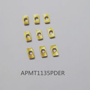 PVD CVD APMT1135PDER High Precision Tungsten Carbide Tool Inserts
