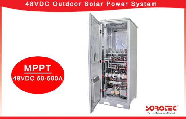 Quality Modular 48V DC Power Supply , Hybrid off grid solar power system For Traffic Lights,Remote Monitoring System Interface for sale